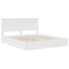 vidaXL Storage Bed with Headboard White 180 x 200 cm Engineered Wood