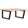 vidaXL Basin Shelf Wall Mounted Steel and Solid Wood Oak