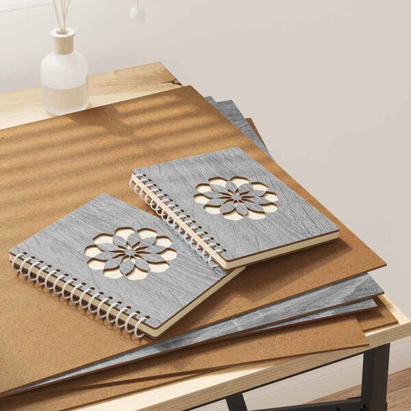 vidaXL Decor Panels 12 pcs Grey sonoma 40 x 60 x 0.3 cm