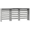 vidaXL Radiator Cover Concrete Grey 205x21.5x83.5 cm Engineered Wood