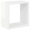 vidaXL Wall Cube Shelves 6 pcs High Gloss White 26x15x26 cm