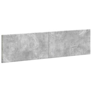 vidaXL Wall-Mounted Headboard BREDA Concrete Grey Engineered Wood