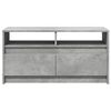 vidaXL Coffee Table with LED Lights Concrete Grey Engineered Wood