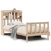 vidaXL Bookcase Bed without Mattress 90x200 cm Solid Wood Pine