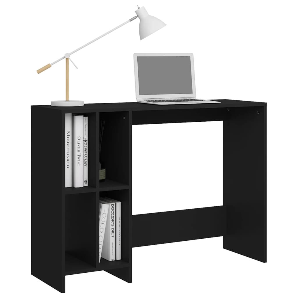 Black shop sleek desk