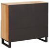 vidaXL Sideboard with Storage Brown 80 x 33 x 75 cm Solid Mango Wood