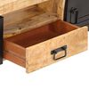 vidaXL TV Cabinet 140x30x40 cm Rough Mango Wood