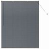vidaXL Window Blind with Curtains Manual Dark grey Aluminium