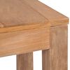vidaXL Console Table Solid Teak Wood with Natural Finish 110x35x76 cm