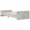 vidaXL Bed Frame without Mattress Concrete Grey 90x200 cm