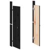 vidaXL Outdoor Kitchen Doors Black 50x9x82 cm Solid Wood Pine