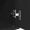 vidaXL Sideboard Black 60 x 35 x 70 cm Engineered wood