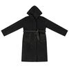 vidaXL Bathrobe Hoodie Black XXXL Flannel