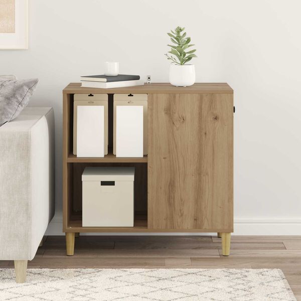 vidaXL Cat House Artisian Oak 72 x 42.5 x 70 cm Engineered Wood