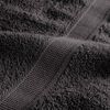 vidaXL Premium Bath Towels "SOLUND" 50 pcs Anthracite 100x150 cm 600 gsm