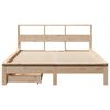 vidaXL Bookcase Bed without Mattress 120x190 cm Small Double Solid Wood Pine