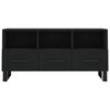 vidaXL TV Cabinet Black 102x36x50 cm Engineered Wood