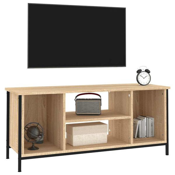 vidaXL TV Cabinet Sonoma Oak 102x35x45 cm Engineered Wood