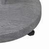 vidaXL Parasol Base Dark Grey Wood look 48 x 48 x 32 cm