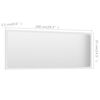 vidaXL Bathroom Mirror White 100x1.5x37 cm Engineered Wood