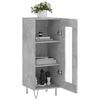 vidaXL Sideboard Concrete Grey 34.5x34x90 cm Engineered Wood