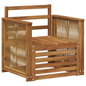 vidaXL Outdoor Middle Sofa Natural