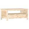 vidaXL Coffee Table White 90x50x40 cm Solid Mango Wood