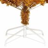 vidaXL Christmas Tree with 300 LEDs with Stand Gold 210 cm PET