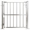 vidaXL Garden Gate 100x95 cm Stainless Steel