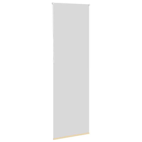 vidaXL Roller Blind Blackout Beige 80x210 cm Fabric Width 75.7 cm Polyester