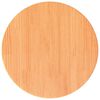 vidaXL Table Top Round Wax Brown &Oslash;40x2.5 cm Solid Wood Pine