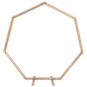 vidaXL Wedding Arch Light Brown 221 x 92 x 216 cm Solid Pine Wood