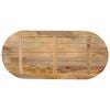 vidaXL Table Top 90x40x3.8 cm Oval Solid Wood Mango