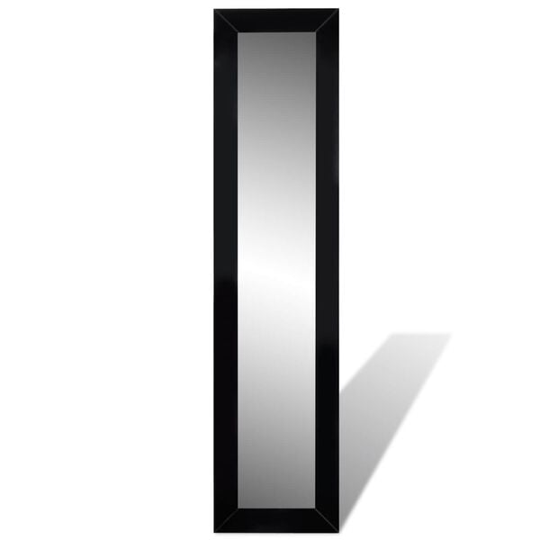 vidaXL Mirrors Black Glass