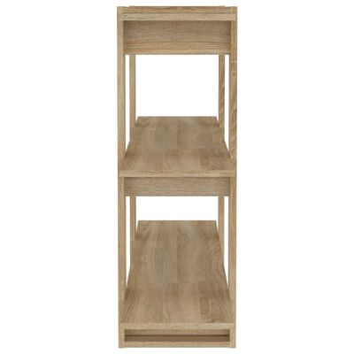 vidaXL Book Cabinet/Room Divider Sonoma Oak 100x30x87 cm
