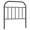 vidaXL Metal Replace Headboard Black 90 cm