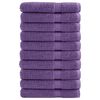 vidaXL Premium Towels SOLUND 10 pcs Purple 100x200 cm 600 gsm
