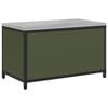 vidaXL Kitchen Storage with Shelf Olive Green 90 x 50 x 53 cm Steel