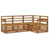 vidaXL Sofa Sets 4 pcs Natural Solid Acacia Wood