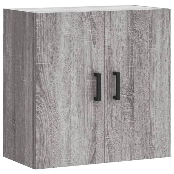 vidaXL Wall Cabinet Grey Sonoma 60x31x60 cm Engineered Wood