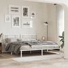 vidaXL Metal Replace Headboard White 180cm