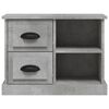 vidaXL Bedside Cabinet Concrete Grey 60x35.5x45 cm