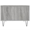 vidaXL Coffee Table Grey Sonoma 60x50x36.5 cm Engineered Wood