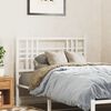 vidaXL Metal Headboard White 100cm