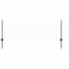 vidaXL Hexagonal Fence with Post 50 x 0.5 m PVC-Coated Steel Green