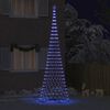 vidaXL LED Christmas Tree with 550 LEDs Blue 160 x 160 x 500 cm Metal