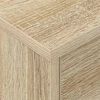 vidaXL Bedside Table Sonoma Oak 40.5 x 40 x 48 cm Engineered Wood