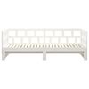 vidaXL Pull-out Day Bed without Mattress White 2x(80x200) cm