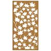 vidaXL Garden Wall Decoration 105x55 cm Corten Steel Maple Leaf Design