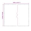 vidaXL Clear Tarpaulin with Eyelets 5x10 m PVC